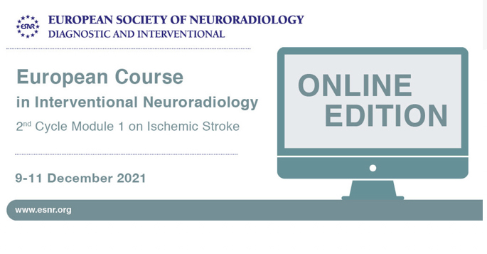 Becas GENI Stryke. European Course in Interventional Neuroradiology, 2nd Cycle Module 1 on Ischemic Stroke (online)