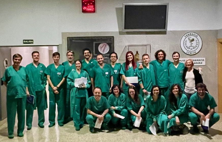 XV curso de Neurorradiología Intervencionista. Los días 23 y 24 de marzo de este año se realizó, en el Centro de Cirugía de Mínima Invasión Jesus Usón de Cáceres, el XV Curso de Neurorradiología Intervencionista en modelos animales