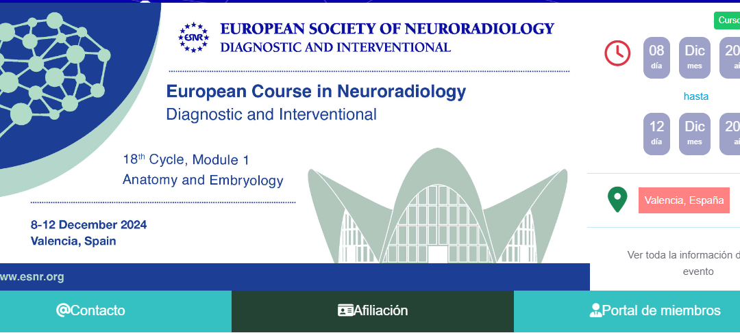18º Ciclo del Curso Europeo de Neurorradiología